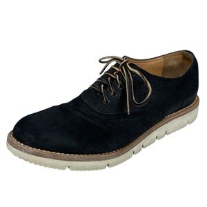 Mark Albert Drifter Shoes Mens 10.5 Black Waxed Leather Lace up Vibram Sole Boot